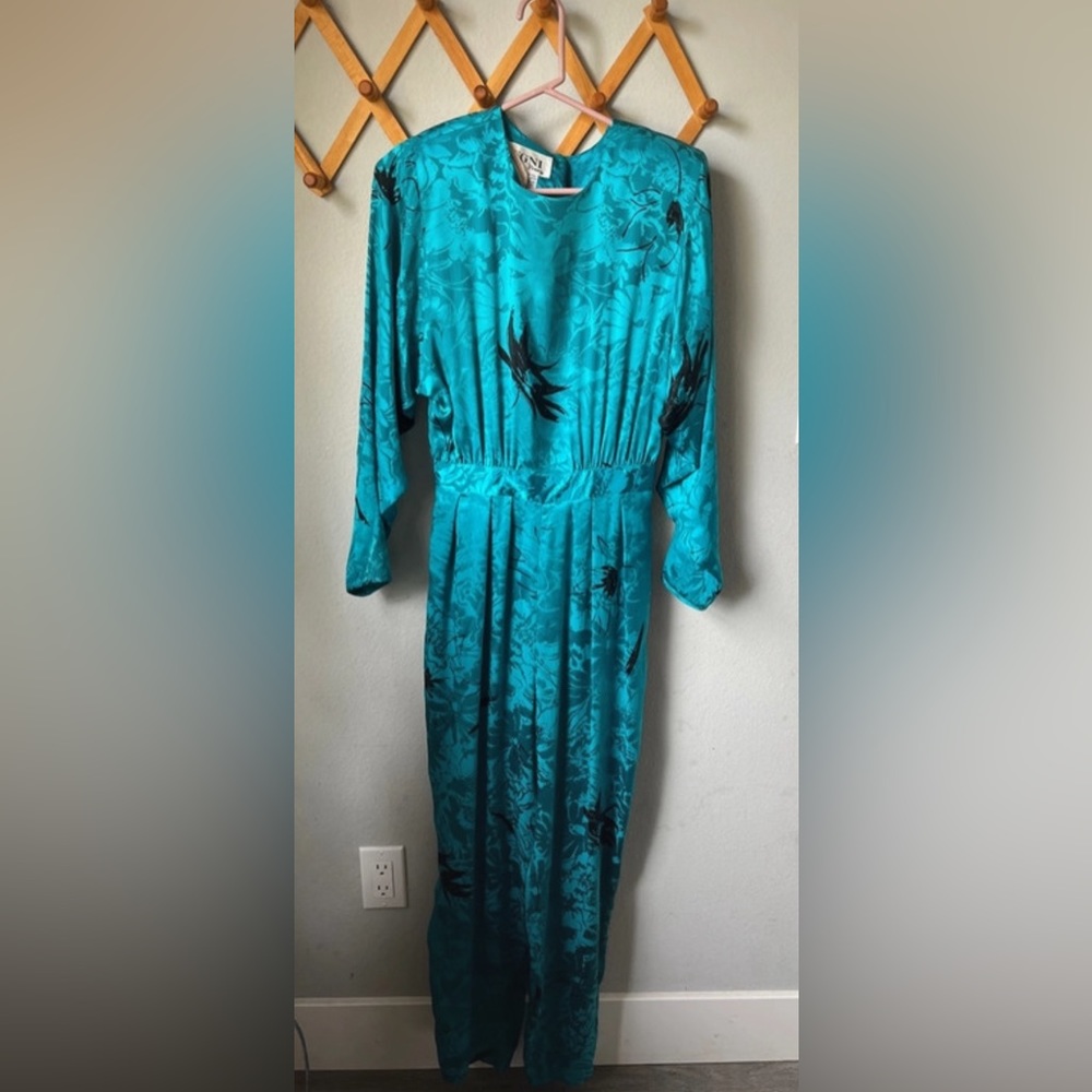 Vintage Silk Jumpsuit